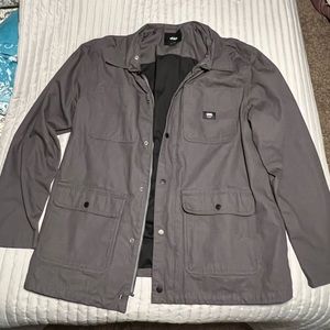 Vans Off The Wall Zip-Up Jacket with optional hood - Mens XL (slim fit) EUC